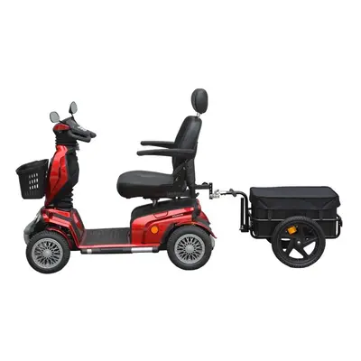 Mobility Scooter Trailer Cargo/Box with Removable Rain Cover Pneumatic Tires