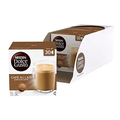 Nescafe Dolce Gusto Caf Au Lait Coffee Pods Pack of Total Capsules