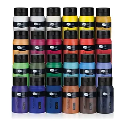 Artina 24pcs Acrylic Paint Set 500ml Crylic - Professional Acrylic Paint Set - Water Based Acryl