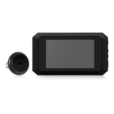 (black, Door Viewer) Hidden Door Viewer Camera Video Digital Peephole Night Vision Photo Recordi