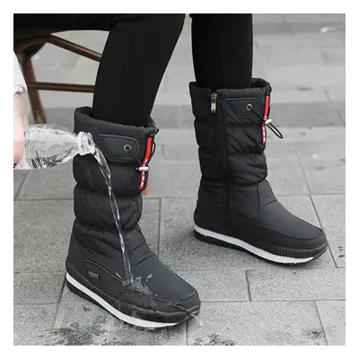 (black, 6.5) Women Snow Boots