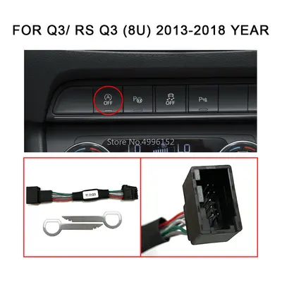 (For Q3 8U 2012-2018) For Audi Q3 F3 car switchQ3 8U Auto Start & Stop Canceller Automatic