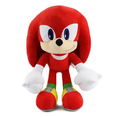 (H) Sonic The Hedgehog Plush Toys Knuckles Shadow Tails Cartoon Stuffed Doll Gift