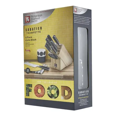 Richardson Sheffield Sabatier Trompette Piece Knife Block Set