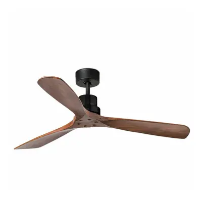 Faro Lantau Matt Black Ceiling Fan With DC Motor 2700K