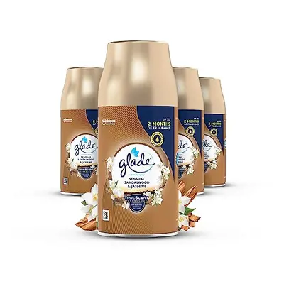 Glade Automatic Air Freshener Refills, Room Spray & Odour Eliminator, Sandalwood & Jasmine, Refi