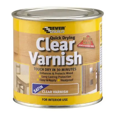 Everbuild Clear Varnish Gloss Finish 250ml