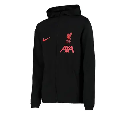 (M) Liverpool Hooded Strike Track Jacket (Black)