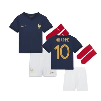 (9-12 Months) France Home Baby Kit (Infants) (Mbappe 10)