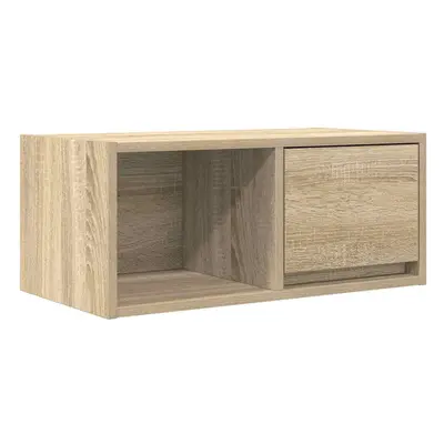 (sonoma oak, pcs/ cm) vidaXL TV Cabinet Sonoma Oak 80x31x25.5 cm Engineered Wood TV bench