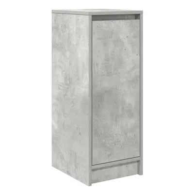 (concrete grey) vidaXL Shoe Cabinet Grey Sonoma 29.5x34x76 cm Engineered Wood shoe rack