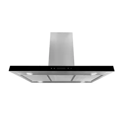 SIA ISL90SS 90cm Island Cooker Hood Kitchen Extractor Fan in Stainless Steel