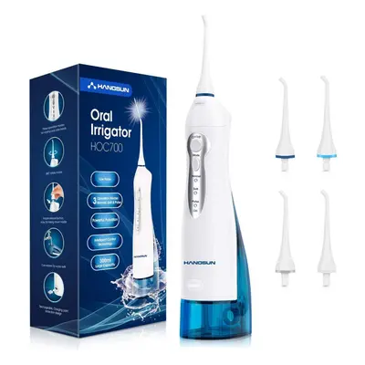 Hangsun Water Flosser Cordless Oral Irrigator Rechargeable Ultra Dental Water Jet HOC700 for Tee