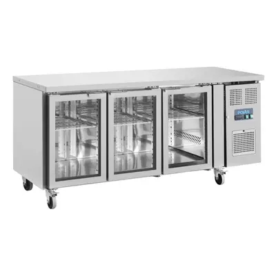 Polar U-Series Door Counter Fridge with Glass Doors