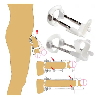 Male Penis Increase Expanding Edge Stretcher Cock Pump Belt Extension Tension Delay Trainer Enha