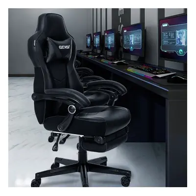 (Black) Home Office Gaming Chair Racing Executive Recliner