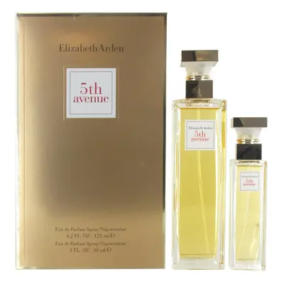 Elizabeth Arden 5th Avenue 125ml Eau de Parfum, 30ml Eau de Parfum Spray Gift Set for Women