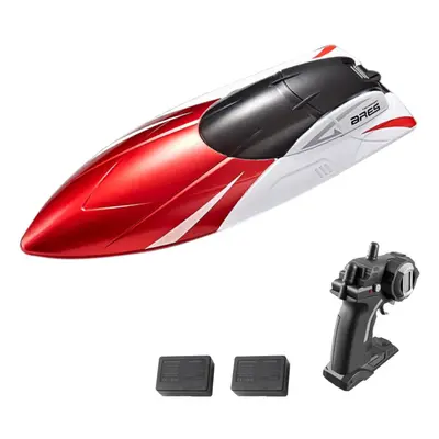 (red, battery) Remote Control Boat 2.4ghz Remote Control Ship Toy Gift For Kids Adults Boys With