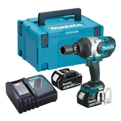 Makita DTW1001RFJ 18v LXT Brushless Impact Wrench 3/4 + x 3.0ah + Makpac