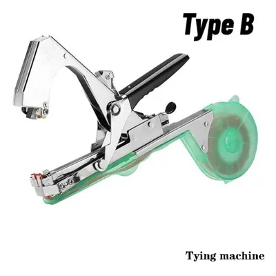 (green, TypeB) Potable Plant Hand Tying Tape Tool Tapener Machine Garden Plant Branch