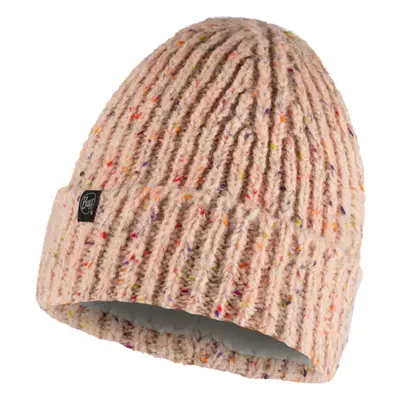 (One Size, Pale Pink) Buff Unisex Knitted Fleece Lined Warm Winter Beanie Hat