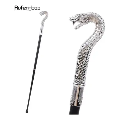 (as the picture) White Luxury Snake Handle Fashion Walking Stick For Party Decorative Walking Ca