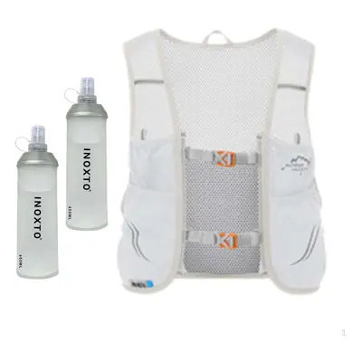 (as the picture, Light Grey Orange) High-performance Hydration Backpack For Outdoor Activities