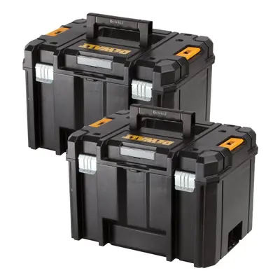 Dewalt DWST1-71195 TSTAK VI Deep Tool Storage Case Heavy Duty 23L - Twin Pack