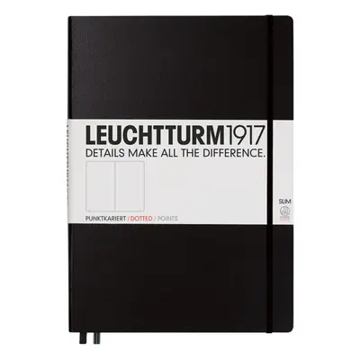 Leuchtturm Black Slim Master (A4+) Notebook, dotted