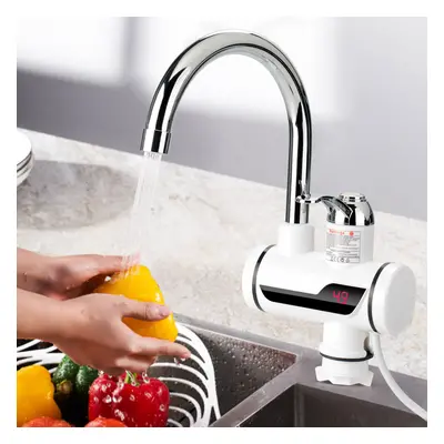 Instant Electric Faucet Tap Under Hot Water Heater LED Display Kitchen