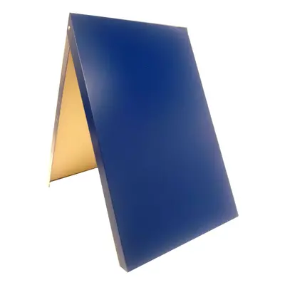 (Blue, No) A-Board Pavement Sign Board Stand Metal A1 Posters