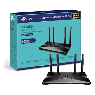 AX1800 Dual-Band Wi-Fi Gigabit VDSL/ADSL Modem Router, Mbps/5 GHz, Mbps/2.4 GHz, USB 2.0ï¼22MU-