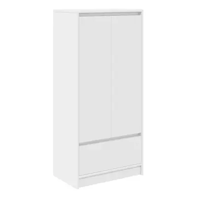 vidaXL Cabinet with Drawer White 55.5x34x119.5 cm Engineered Wood