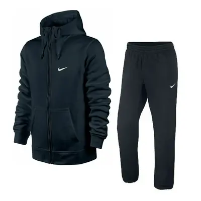 (Navy, S) Nike Mens Club Fleece Tracksuit Set