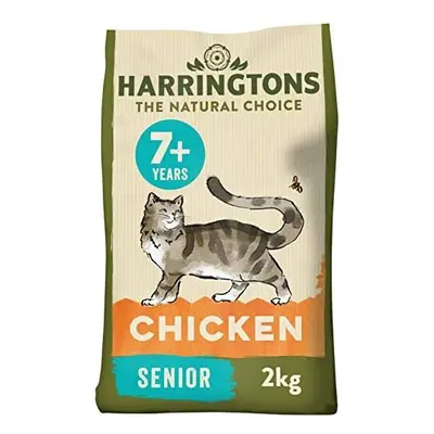 Harringtons Complete Senior Dry Cat Food with Freshly Prepared Chicken 4x2kg