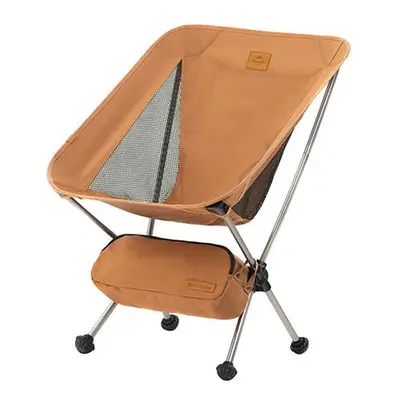 (Yellow, S) Camping Chair Lightweight Compact Folding Moon Chairs Breathable Comfortable Portabl