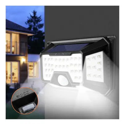 66 LED Side Solar PIR Motion Sensor Wall Lamp Mode Lamp Outdoor Light