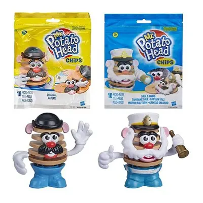 Hasbro Toys Mr Potato Head - Set of Buildable Bag Chips Figures Saul T & Original Nature