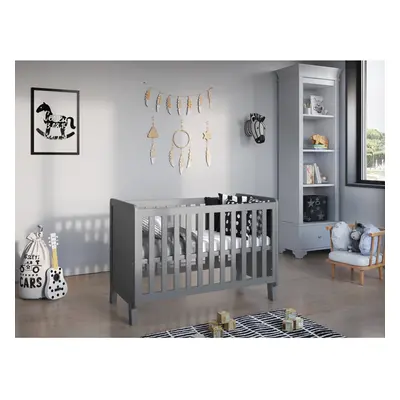 (Grey) Francis | Cot Bed 120x60cm