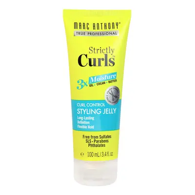 Marc Anthony Styling Jelly Strictly Curls - 3x Moisture Hair Gel For Long-Lasting Curl Definitio