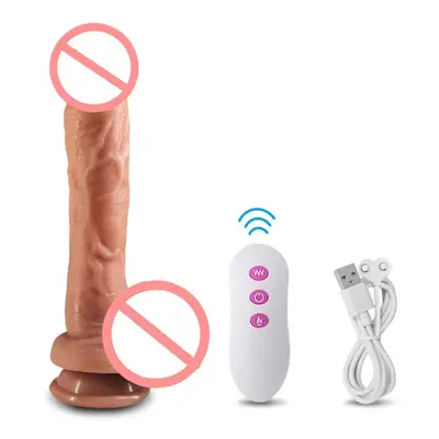 20 Mode Automatic Telescopic Dildo Wireless Remote Women Vaginal Masturbaotr Smart Heating Sex T