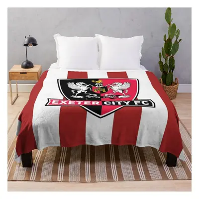 Fleece Throw Blanket Exeter City FC for Sofa Couch Kids x Inches