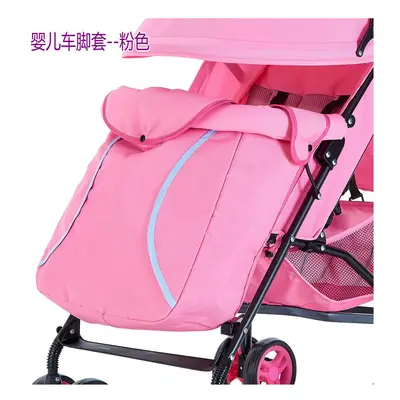 (Pink) New Stroller Footmuff Winter Newborn Baby Stroller Keep Warm Baby Stroller