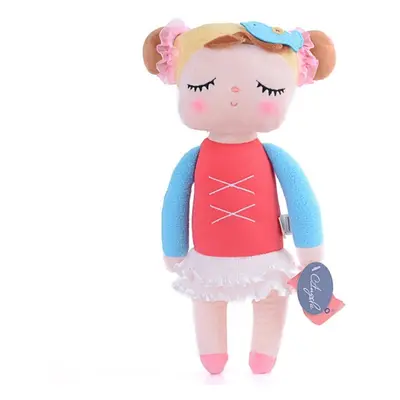 (Doll Red) 12inch Angela Lace Dress Rabbit Stuffed Doll Toy For Children