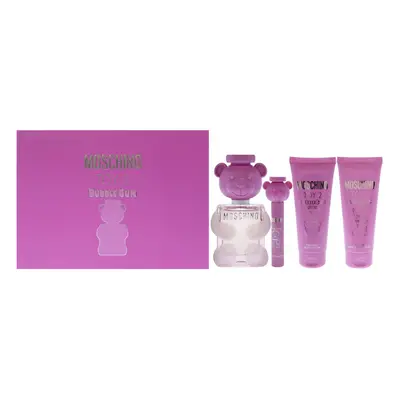 Moschino Toy Bubble Gum by Moschino for Women - Pc Gift Set 3.4oz EDT Spray, 0.3oz EDT Spray, 3.