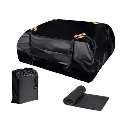 (Roof Top Cargo Carrier Bag) 425L Roof Top Cargo Carrier Bag - 100% Waterproof Car Roof Bag Bund