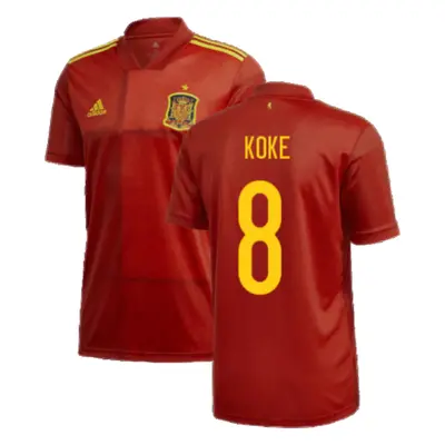 (XXL) Spain Home Adidas Football Shirt (KOKE 8)