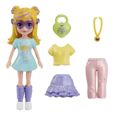 Polly Pocket Polly Shimmer Fashion Pack Playset Includes a doll additional garments and accessor