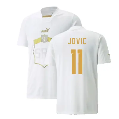 (XL) Serbia Away Shirt (JOVIC 11)