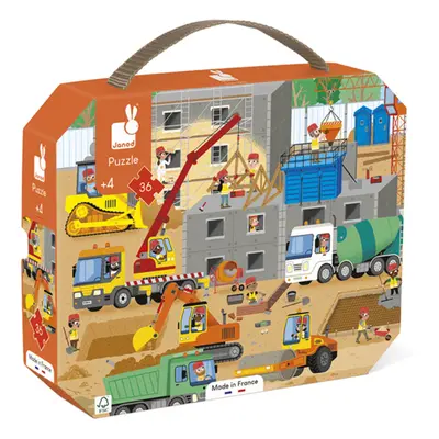 Janod Puzzle Construction Site 36pcs